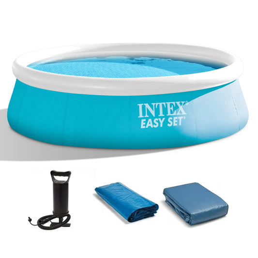 Intex Easy Set weiß Familienpool inkl. Zubehör