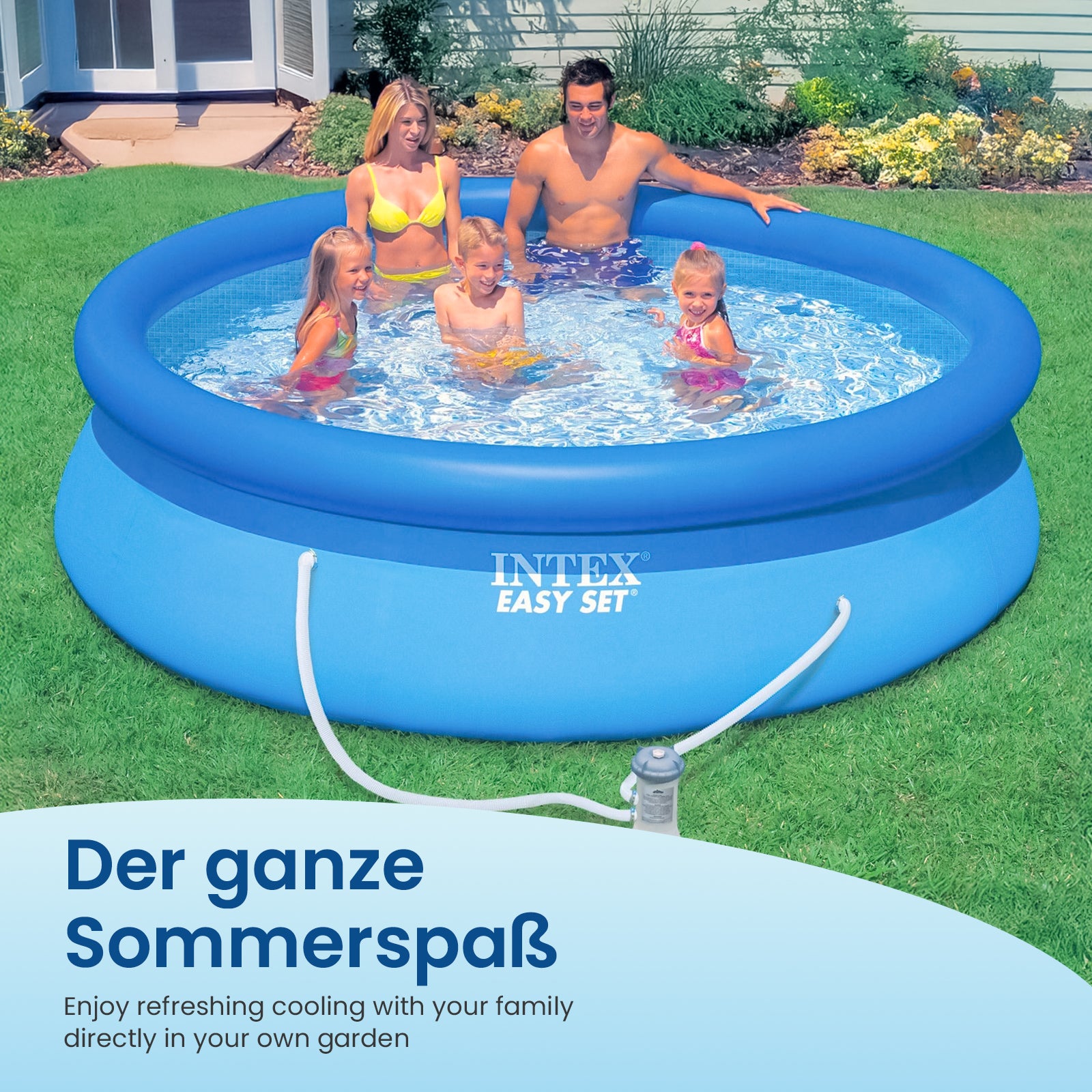 Intex Easy Set Familienpool inkl. Zubehör